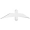 Ekena Millwork Bellingham Architectural Grade PVC Gable Bracket, 72"W x 15"H x 2"D x 6"F, 5/12 Pitch GBP072X15X0206BEL00 - alternate 1